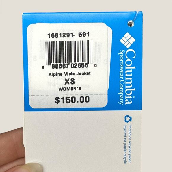 Columbia Women’s Winter Coat Waterproof Jacket - Blue, Size: XS, Faux Fur Hood - Picture 8 of 8